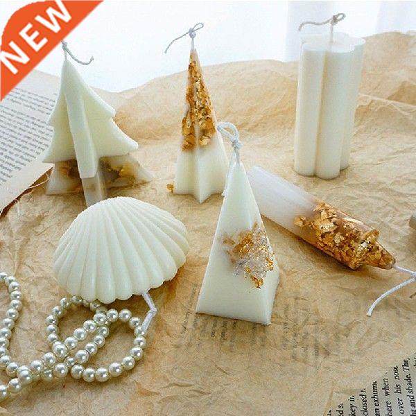 irregular shape reusable plastic candle mold scented candle