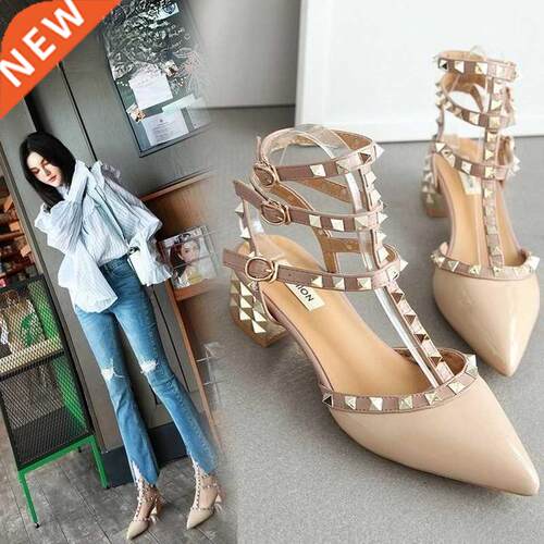 Shoes Woman 2021 Summer Ladies High Heels Valentine Shoes Fe
