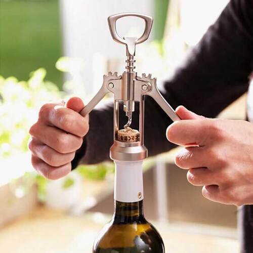 Wine Opener Stainless Steel Red Wine Opener Wing Type Metal