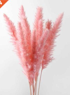 10PCS Bulrush Natural Dried Flowers Artificial Plants Branch