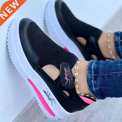 Platform Sneakers Women Casual Shoes Woman Running Shoe Fema