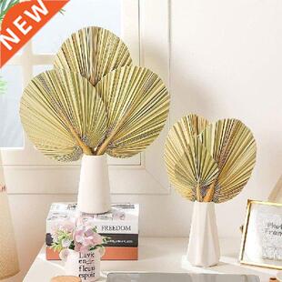 1PCS Palm Fan Leaf Dried Flower Palm Leaf Window Reception