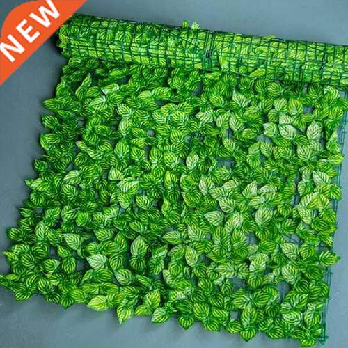 rtificil Simultion Lef Privcy Fence Roll Wll