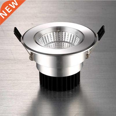 Recessed aluminum dimmable COB LED spotlight ceiling light,