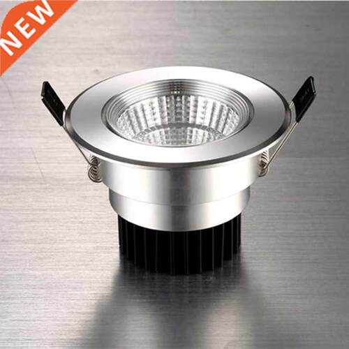 Recessed aluminum dimmable COB LED spotlight ceiling light,
