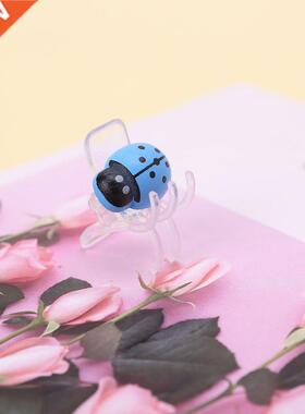 53CA 10 Pack Cute Ladybug Orchid Clips Garden Flower Cymbidi