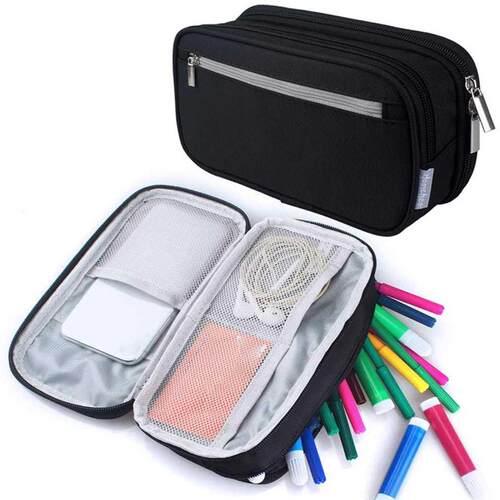 Pencil Case Large Capacity Waterproof Case Office And School