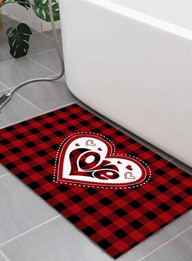 Valentine's Day Doormat Decorative Carpet Welcome Home
