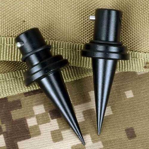 2pcs Bipod Spike Quick Change Aluminum Feet Replacement Fit