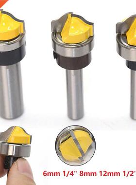 1pc 6mm To 1/2 Shank Faux Panel Ogee Router Bit Arc-shaped