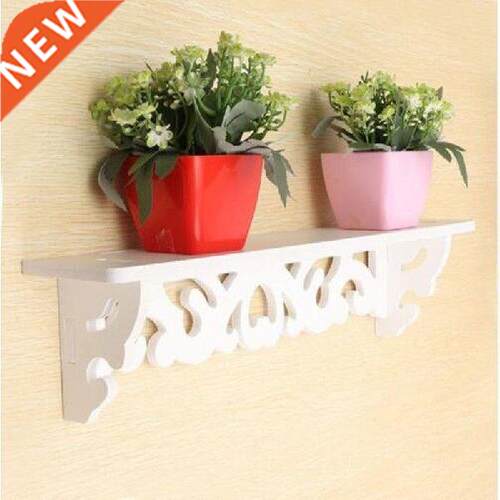 PVC pastoral White carving Board Display Wall Shelf Rack
