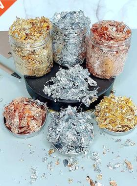 g Imitation Gold Sliver Copper Foil Sequins Glitters Craft