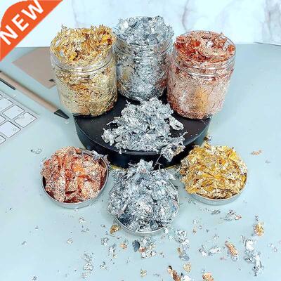 g Imitation Gold Sliver Copper Foil Sequins Glitters Craft