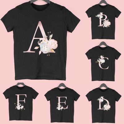 Letters Plant Novelty Printed 2022 Boys Cloth Kids T Shirt K
