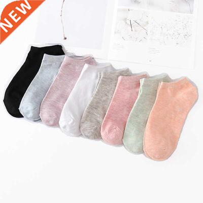 10 Pieces = 5 Pairs Women Female Girls Invisible Soft Cotton