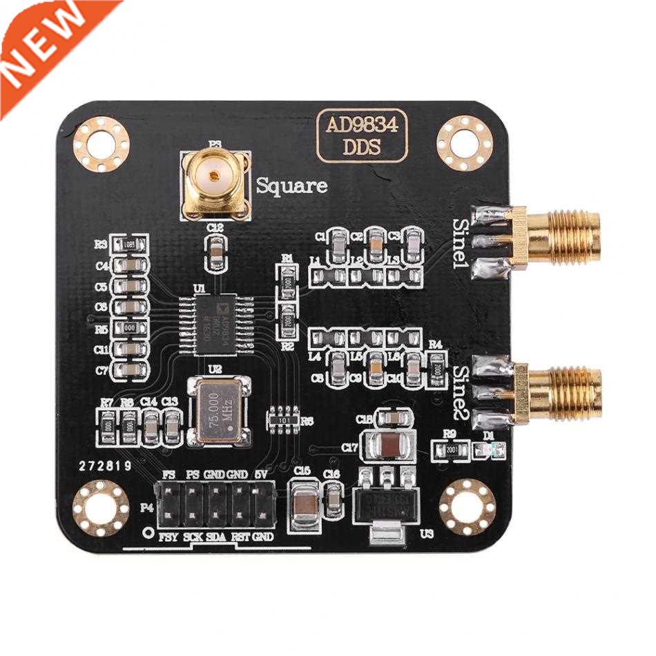 AD9834 DDS signal from the sine / square / trianglewave gene