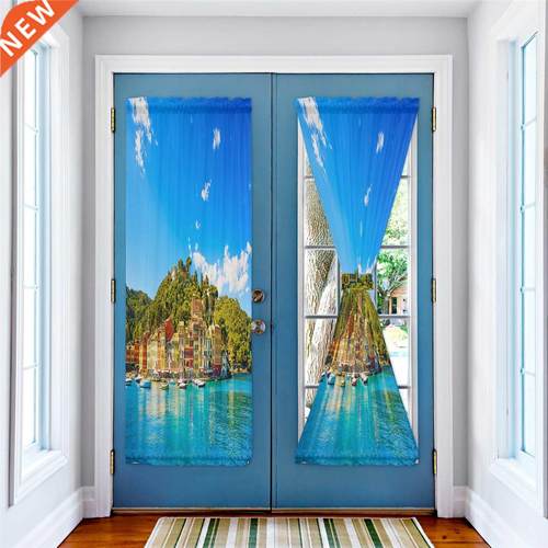 Resort Europe The Sea The Landscape Door Curtain Kitchen