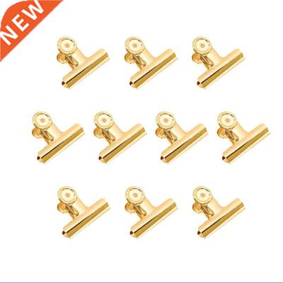 30 Pack 1 Inch Small Bulldog Hinge Clips, Metal Binder Paper