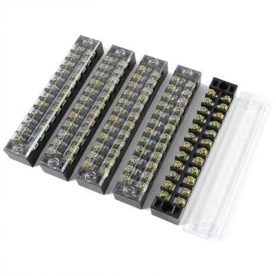 5 Pcs 600V 15A 12 Positions 12P Dual Rows Covered Brier Sc