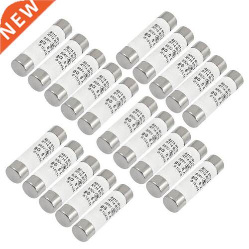 20 Pcs 500V 6A Cylinder Cap Ceramic Fast Blow Fuse Links 10x