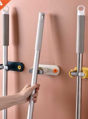 Mop Clip Hook Kitchen Shelf Storage Brush Broom Hanger Ceram