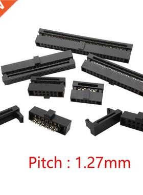 5Pcs 1.27mm IDC Sockets 6/8/10/12/14/16/20/24/26/0/4/40/50