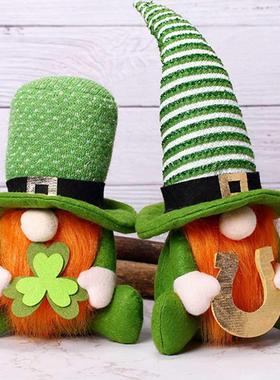 St Patrick's Day Gnome Faceless Doll Decora Lovely