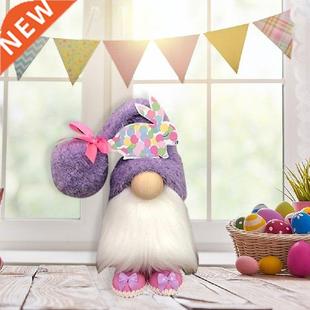 Easter Cute Bunny Elf Dolls Eggs Rabbit Party Happy Easter