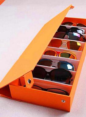8 Grid Women Men Sunglass Glasses Storage Case Eyeglasses