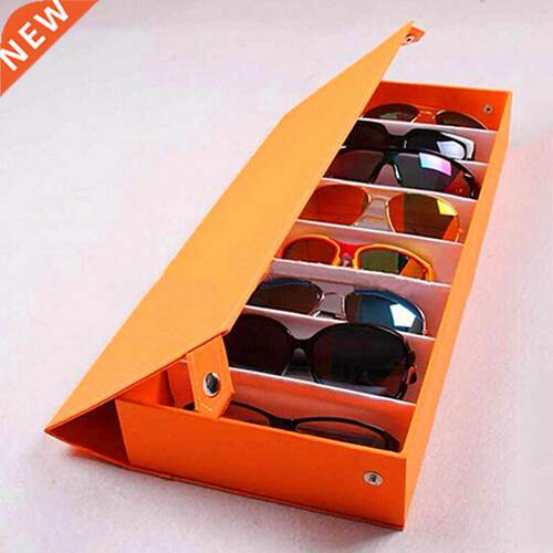 8 Grid Women Men Sunglass Glasses Storage Case Eyeglasses