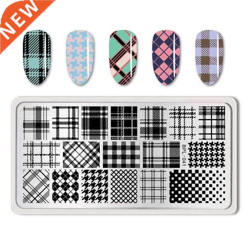 BORN PRETTY Nail Art Stamp Template Nail Stamper Animal Geom