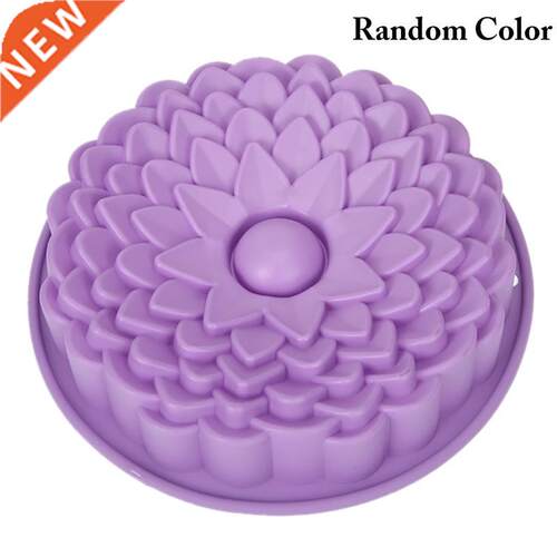 Random Color Chrysanthemum Silicone Cake Mold Non-Stick Flow