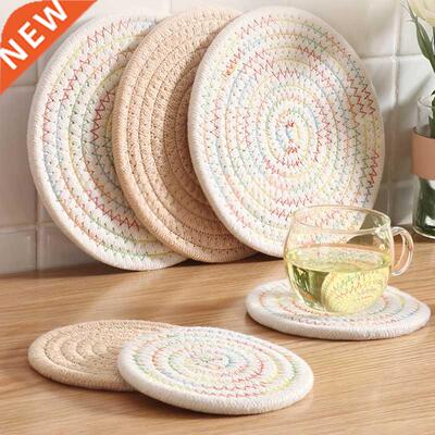 2Pcs/Set Nordic Dining Table Insulation Pad Round Western