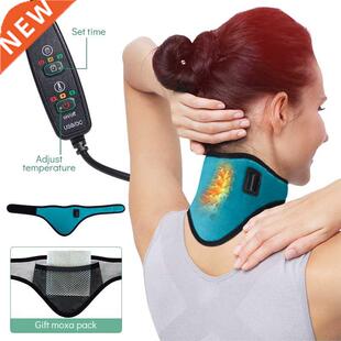 Electric Heating Neck Brace Cervical Vertebra Fatigue Therap