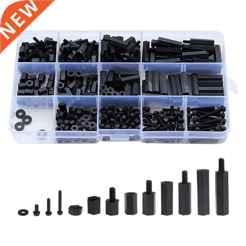 20PCS M Male Female Nylon Hex Spacer Standoff Screw Nut Th
