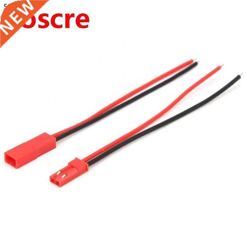 50 Pairs Connector Wire 2 Pins Tinned Copper Core Male and F