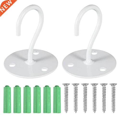 Hemoton 2pcs Wall Hooks Heavy Duty Single Prong Towel Hooks