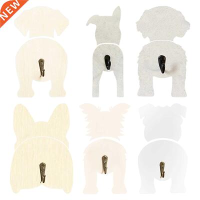 Lovely Dog Tail Towel Hook Metal Door Hanger Wall Hanger