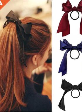 Chiffon Bows Elastic Hair Band Rope Scrunchies Hair Accessor