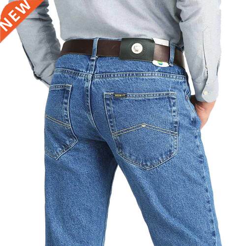 Men Business Jeans Classic Spring Autumn Male Cotton Straigh