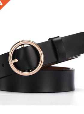 Leather Belts for Women Fashion Jeans Classic Retro Simple R