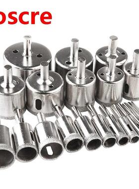 20pcs 4-50mm Diamond Coated Hole Saw Drill Bits for Tiles Ma