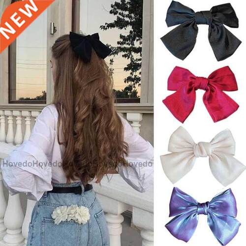 2022 New Arrival Big Bows Elastic Hair Bands Women Girls Hea