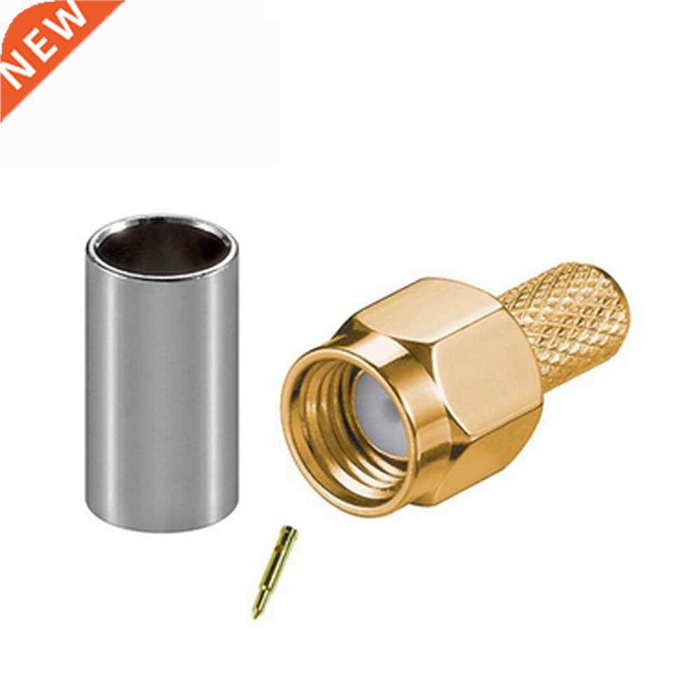 10Pcs SMA male plug RF coax SMA connector crimp for RG58 RG1
