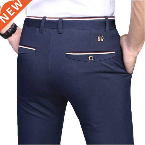 2022 Suit Pants Fashion Elegant ens Dress Pants Solid Color
