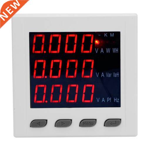 Multi-function LCD display Digital  phase Ammeter Vtage C