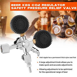 CO2 Regulator Pressure Relief Valve Beer Keg Regulator