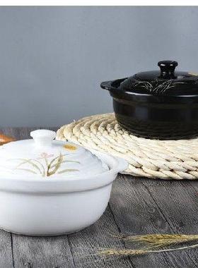 Fre resstant ceramc casserole soup porrdge pot lthum