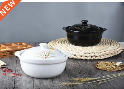 Fre resstant ceramc casserole soup porrdge pot lthum
