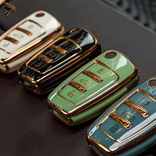 Tpu Car Key Case ver Shell Fob For Audi A3 A4 A5 C5 C6 8L 8P
